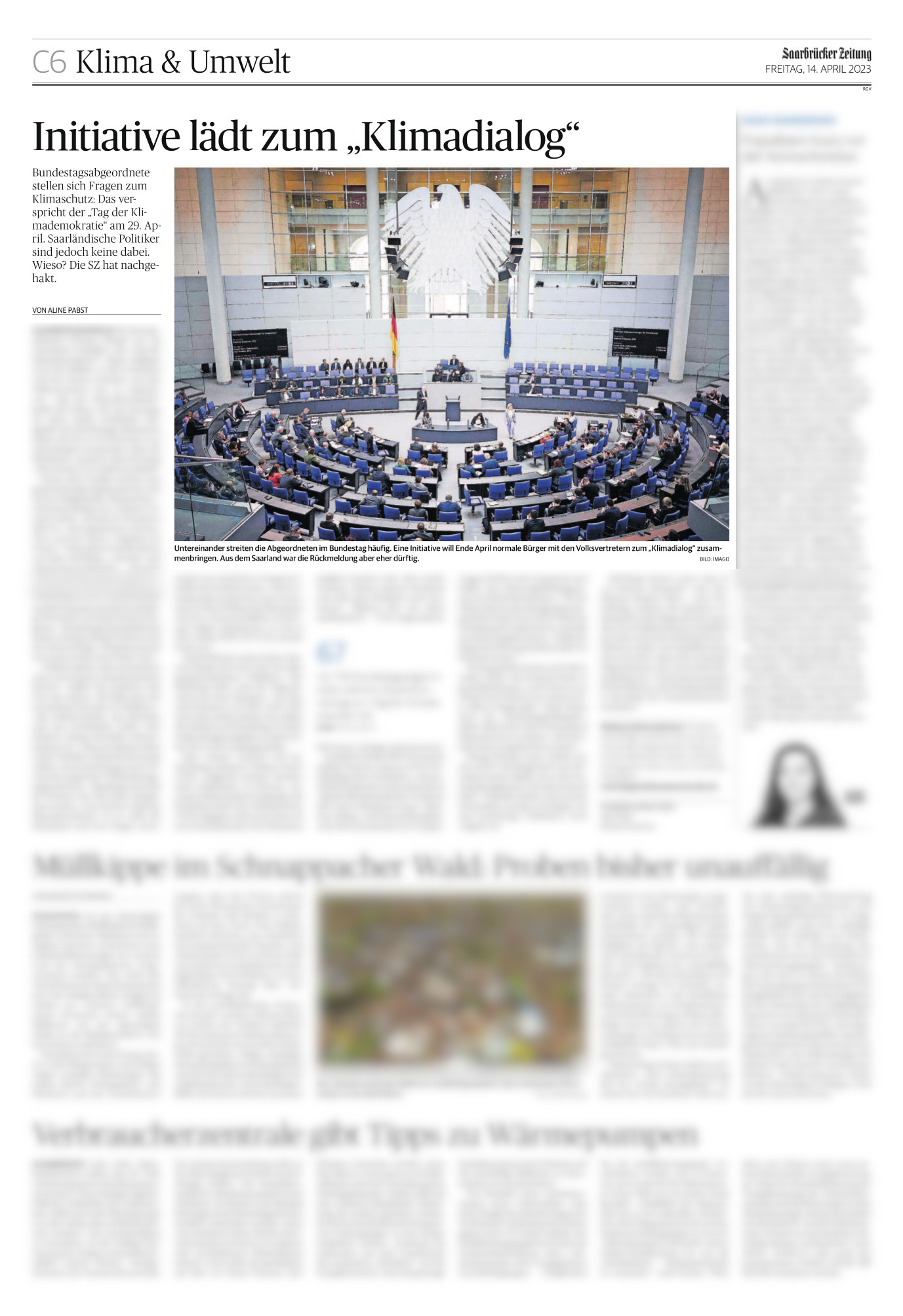 04.2023 Saarbrücker Zeitung